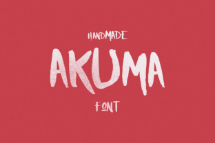 Akuma Font Review: A Handmade Display Typeface for Bold Branding