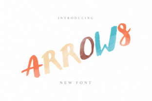 Arrows Font: Handcrafted Display Type for Bold Campaigns