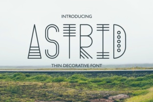 Astrid: The Thin Decorative Typeface for Modern Branding