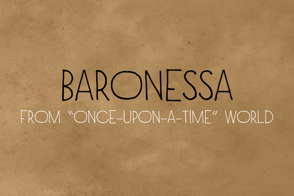Baronessa: A Handmade Display Font for Warm Campaigns