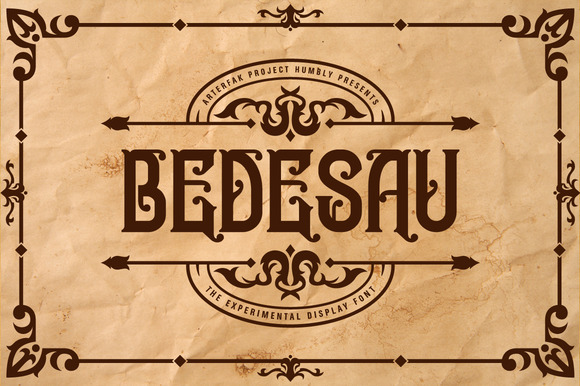 Bedesau: An Art Nouveau Display Font for Elegant Editorial Design