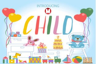 Child Typeface: A Playful Display Font for Editors
