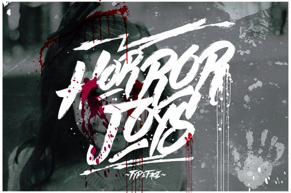 Designing Spooky Brand Identity with Horror Joys Font