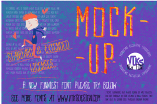 Elevate Your Brand with VTKS MockUp Display Fonts