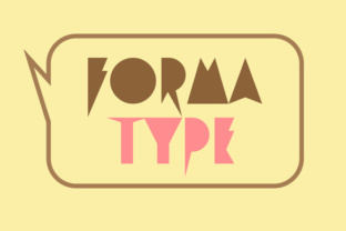 Forma Type: A Playful Display Font for Bold Web Design