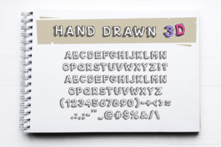 Hand Drawn 3D Typeface for Bold Branding