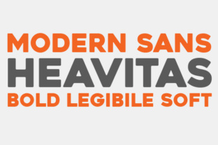 Heavitas: A Bold Sans Serif Typeface for Web Design