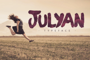 Julyan: A Hand-Painted Display Font for Web Headers