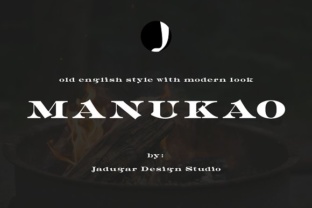 Manukao Typeface for Editorial Design