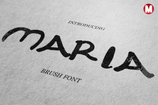 Maria: A Fresh Brush Font for Handmade Brands