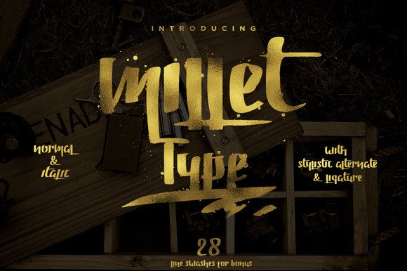 Millet Typeface: A Hand-Painted Font for Modern Branding