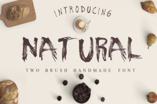 Natural: The Handmade Display Font for Campaigns