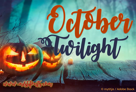 October Twilight Font for Professional Branding