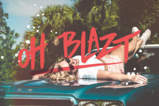Oh Blazt: The Edgy Display Font for Summer Branding