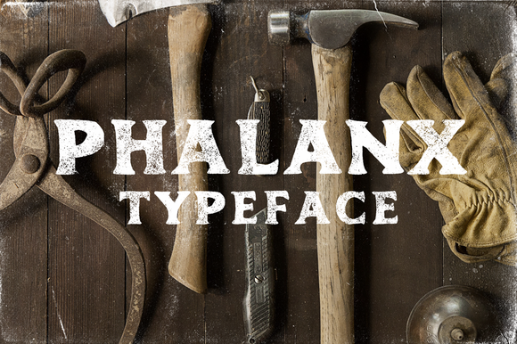 Phalanx Font: A Vintage Display Typeface for Branding