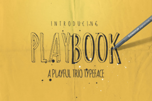 Playbook: A Playful Display Font for Editorial Design