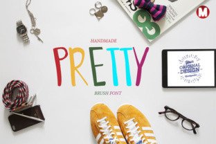 Pretty: A Handmade Brush Font for Modern Branding