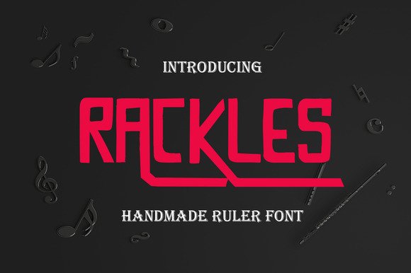 Rackless: The Handmade Ruler Font for Bold Campaigns
