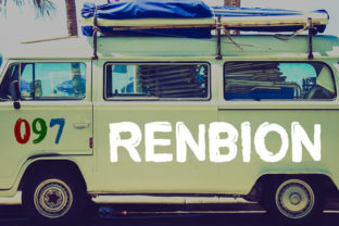 Renbion: The Rough Display Font for Bold Branding