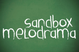 Sandbox Melodrama: A Chalky Display Font for Playful Campaigns