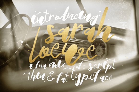 Sarah Loewe Font Review: A Playful Script for Designers
