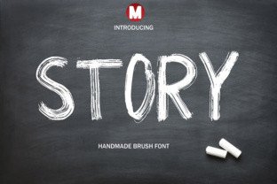 Story: The Handmade Brush Font for Polished Branding