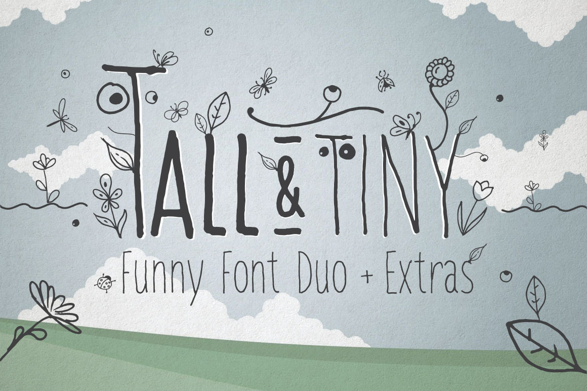 Tall Tiny Font Duo Review for Creative Branding