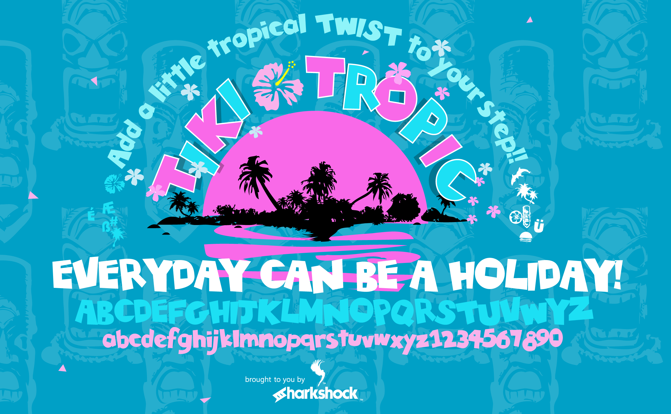 Tiki Tropic Font Review for Tropical Branding