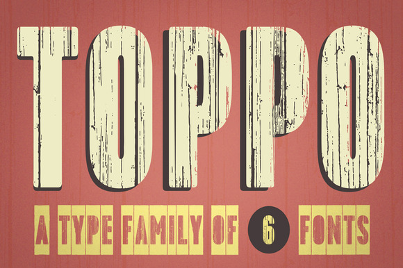 Toppo: A Display Font for Memorable Small Business Branding