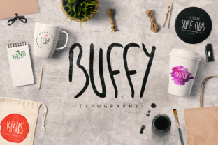 Using Buffy Display Font for Playful Brand Identity
